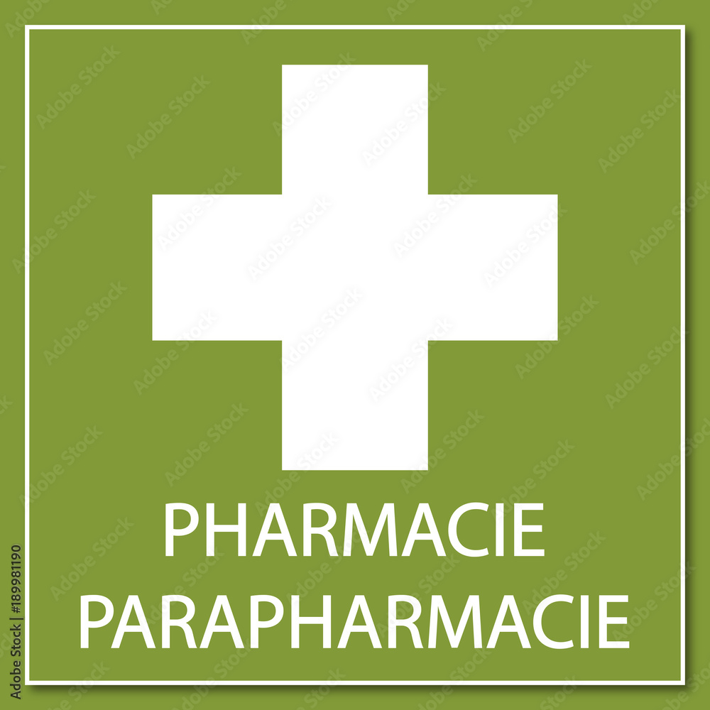 Obraz premium Logo pharmacie.
