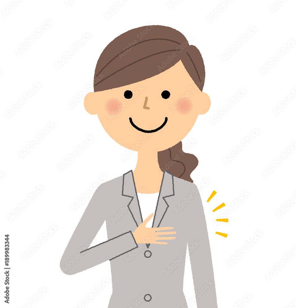 スーツの女性　おまかせ