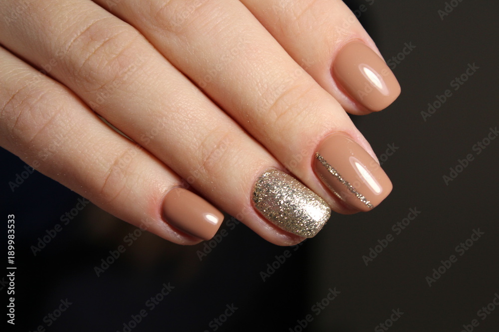 beautiful beige manicure beautiful beige manicure
