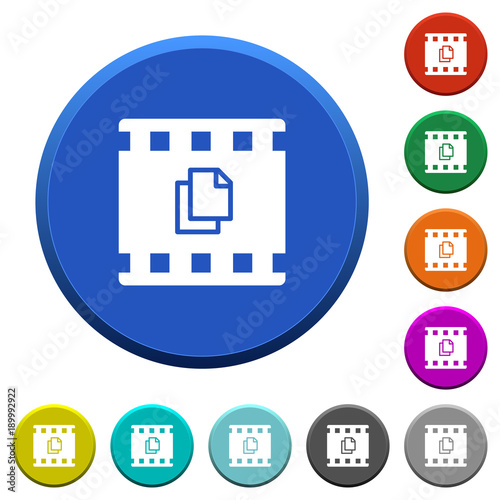 Copy movie beveled buttons