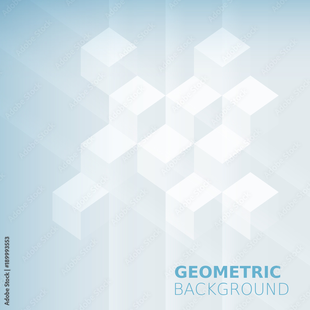 Cubes abstract background, blue monochrome color, squares, shadow blending, for advertising, invitation cards, flyer, banner, isolated, vector, illustration Cubes abstract background, blue monochrome color, squares, shadow blending, for advertising, invitation cards, flyer, banner, isolated, vector, illustration
