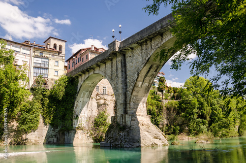 view of Devil's bridge at Cividale del Friuli photo