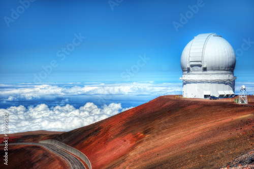 Obraz na płótnie Mauna Kea Observatories Hawaii w salonie