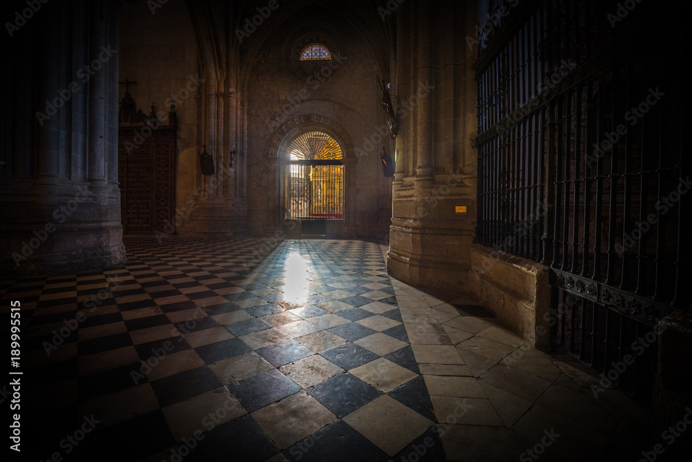 Catedral en Palencia, Castilla y León, España