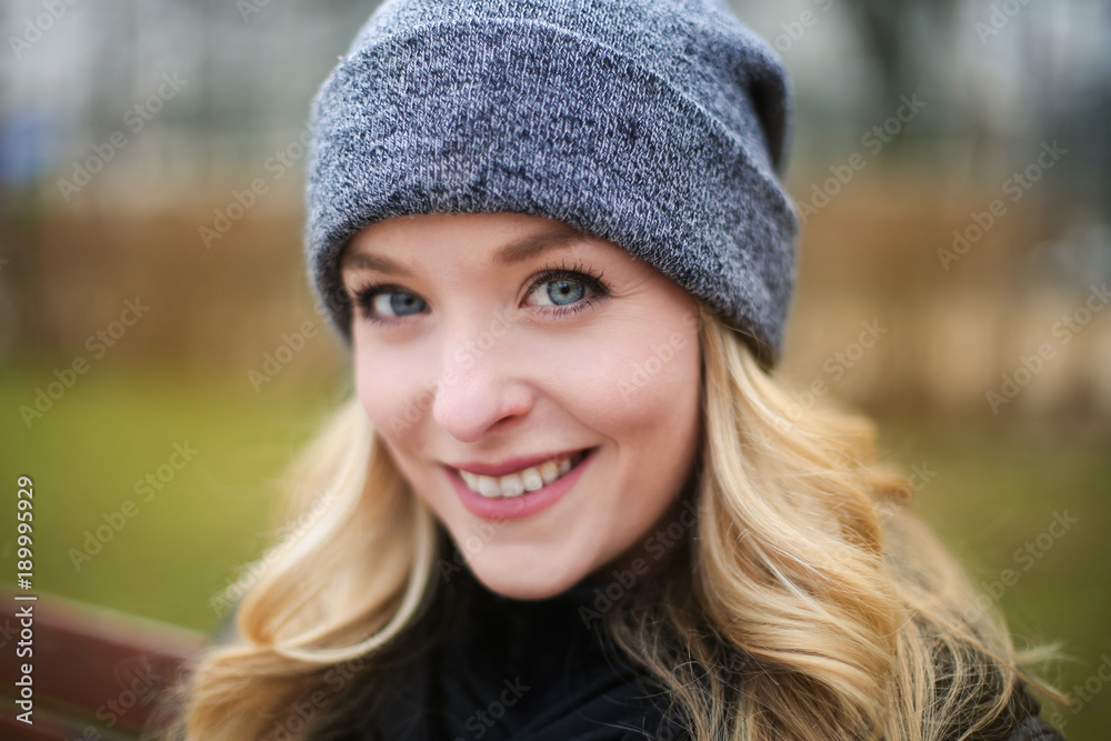 Smiling in winter Smiling in winter