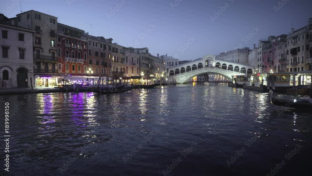 Grand Canal in sunset time from Rialto Bridge, Venice, Italy Grand Canal in sunset time from Rialto Bridge, Venice, Italy