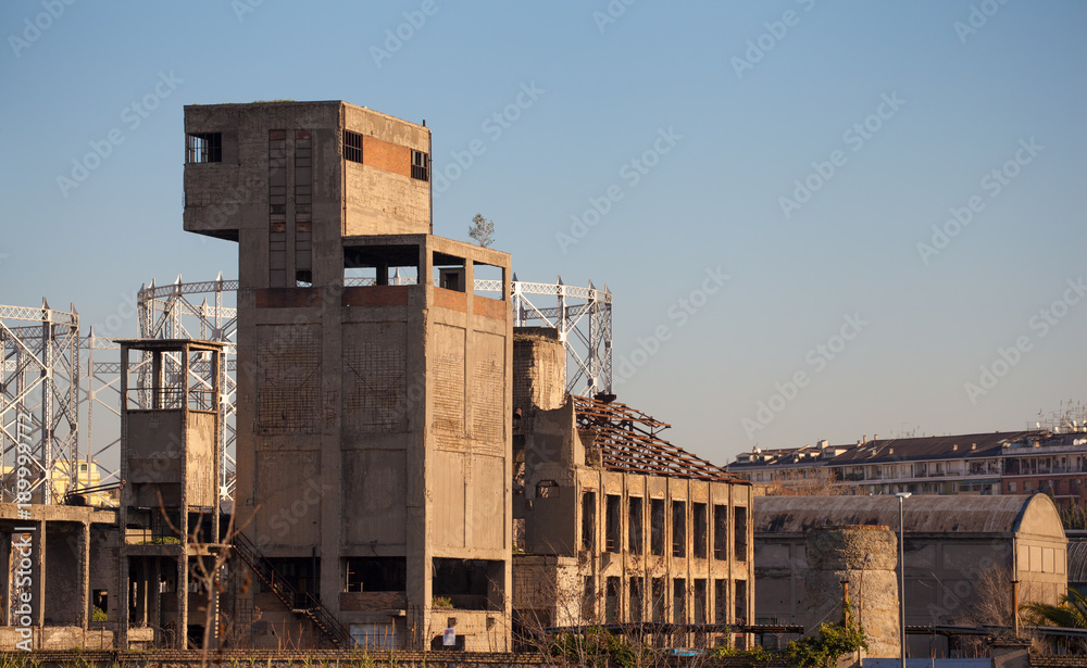 ARCHEOLOGY OF INDUSTRIAL ARCHITECTURE: OLD FACTORY STRUCTURE IN OSTIENSE DISTRICT (ROME, ITALY)