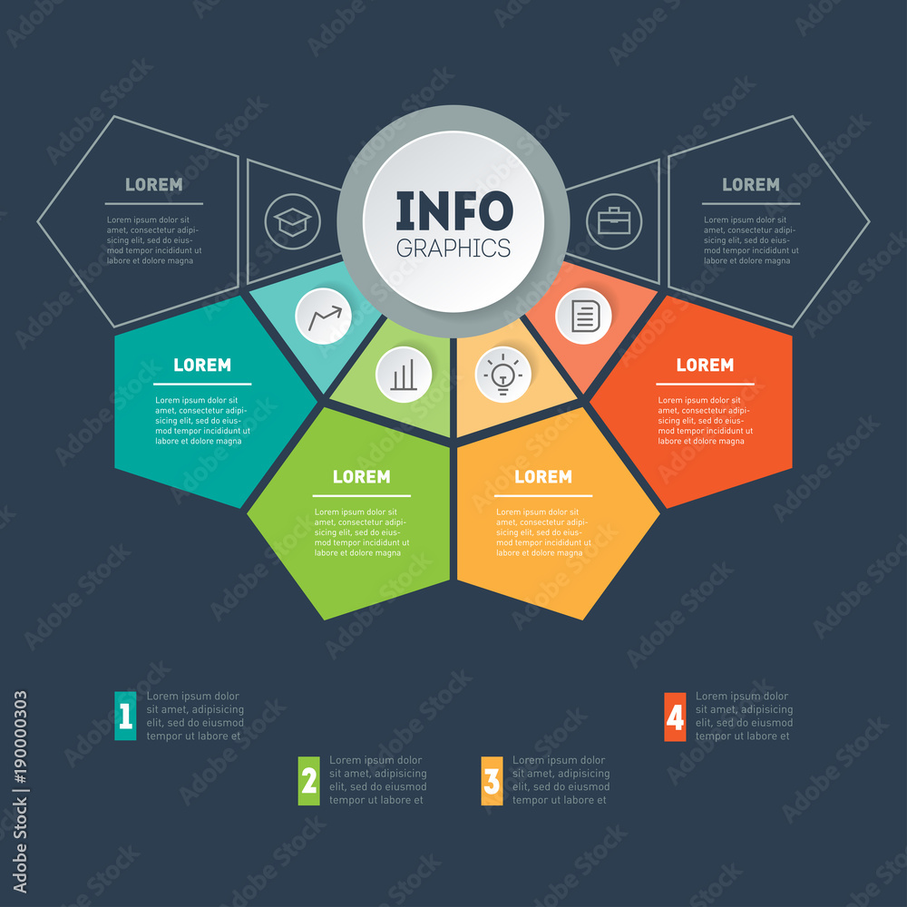 Business presentation concept with 4 options. Vector infographic of technology or education process with 4 steps. Web Template of a sales pipeline, purchase funnel, info chart or diagram. Business presentation concept with 4 options. Vector infographic of technology or education process with 4 steps. Web Template of a sales pipeline, purchase funnel, info chart or diagram.