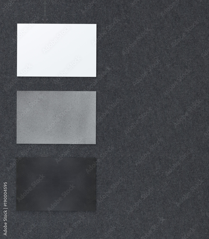 Fototapeta premium Clean business cards top