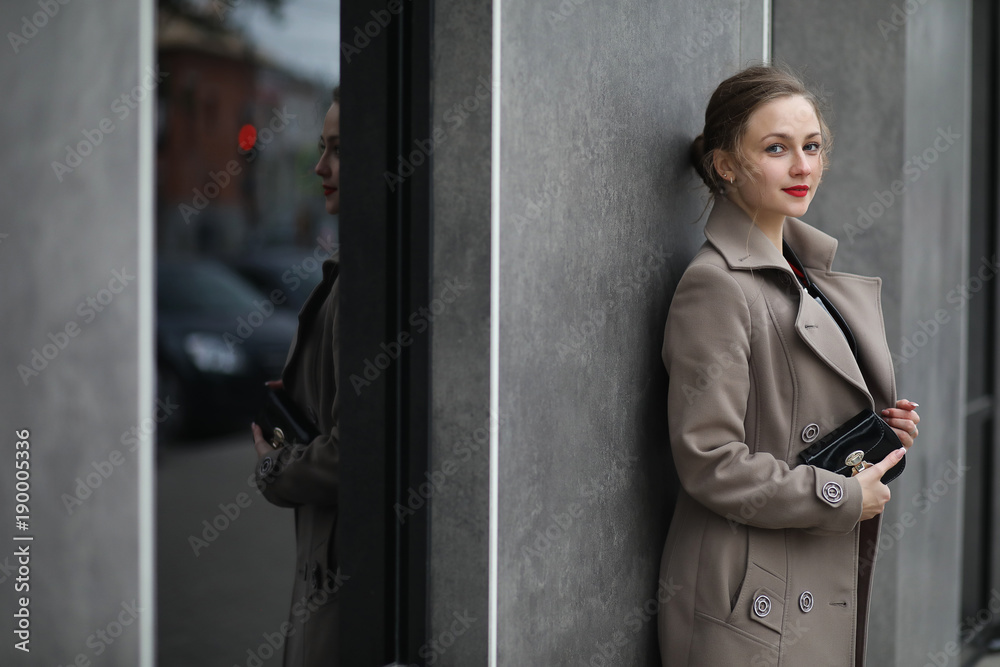 Cute businesswoman outdoor Cute businesswoman outdoor