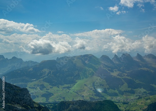 Landscape of the Alpstein and the Saentis which are a subgroup of the Appenzell Alps in Switzerland © 5-Birds Photograpy