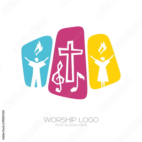 Worship of the Lord Jesus Christ and the performance of the song of glorification of God