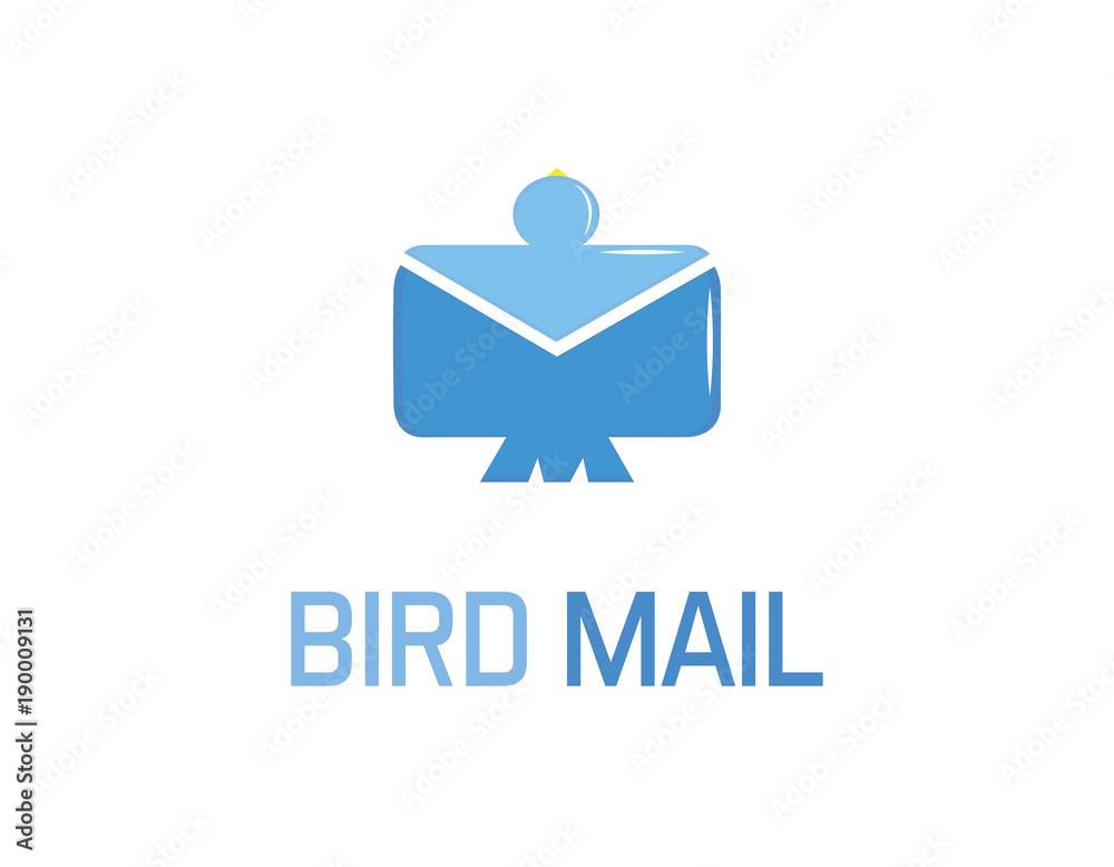 Bird mail logo