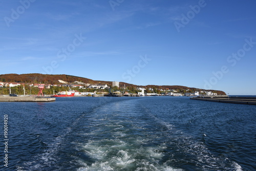 Sassnitz Ausfahrt Hafen