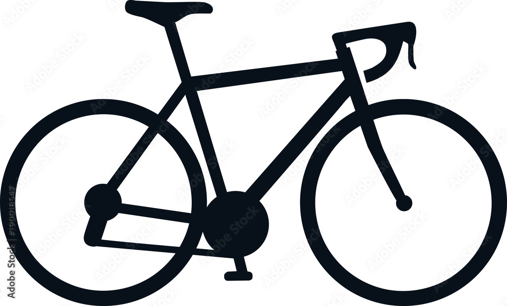 Obraz premium Ikona rowerów wyścigowych
