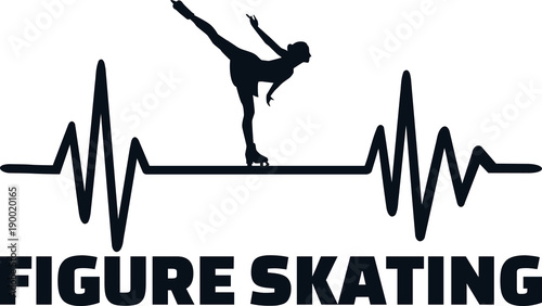Figure skating heartbeat pulse