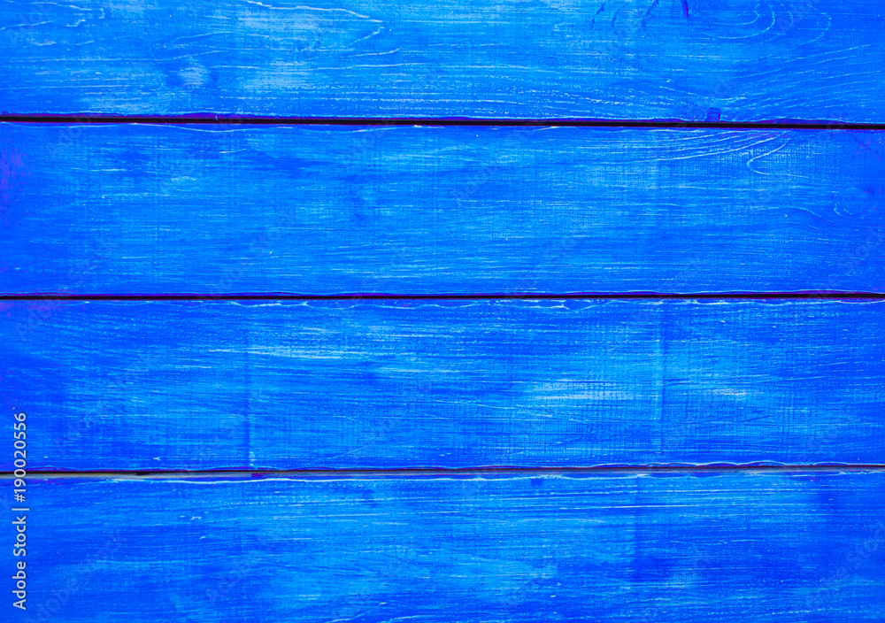texture of a blue wooden background