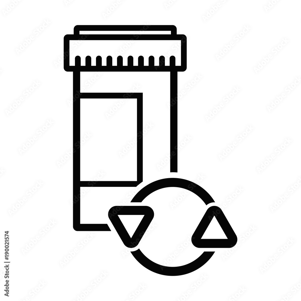 medical tablet simple line icon medical tablet simple line icon