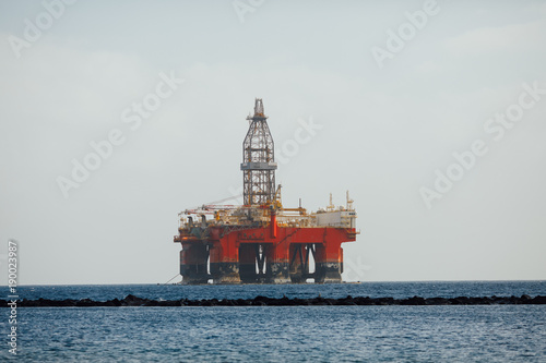 offshore oil and gas platform © nikkytok
