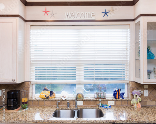 Wallpaper Mural Kitchen sink in ocean home Torontodigital.ca