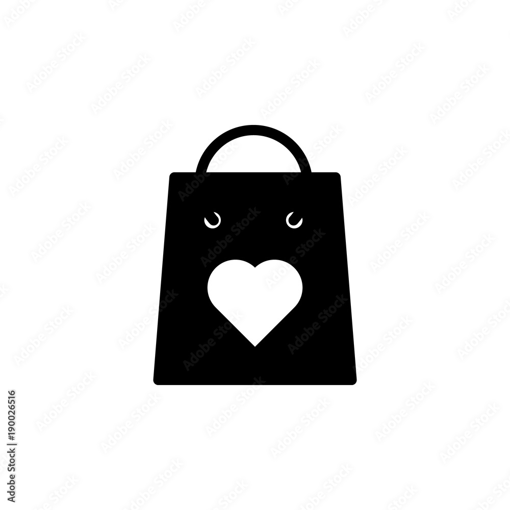 bag with heart icon. Element of love for mobile concept and web apps. Thin line icon for website design and development, app development. Premium icon bag with heart icon. Element of love for mobile concept and web apps. Thin line icon for website design and development, app development. Premium icon