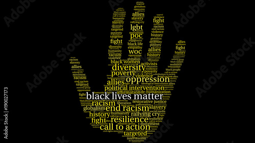 Black Lives Matter Word Cloud