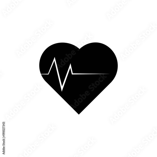 heart and palpitations icon. Element of medical instruments icons. Premium quality graphic design icon. Signs, outline symbols collection icon for websites, web design, mobile app