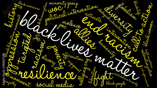 Black Lives Matter Word Cloud