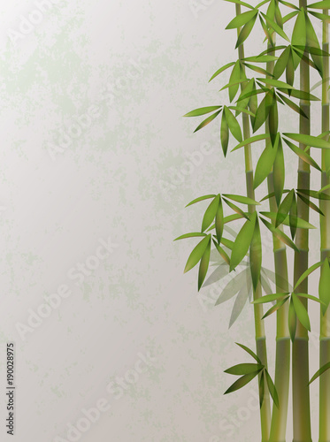 Chinese Retro Style Bamboo Background 