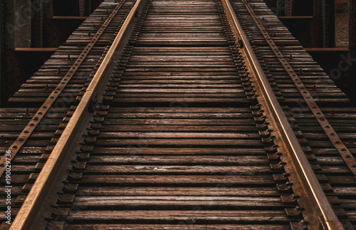 Closeup of Railroad Tracks