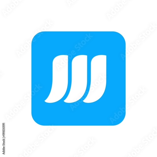 Square With Letter W Logo