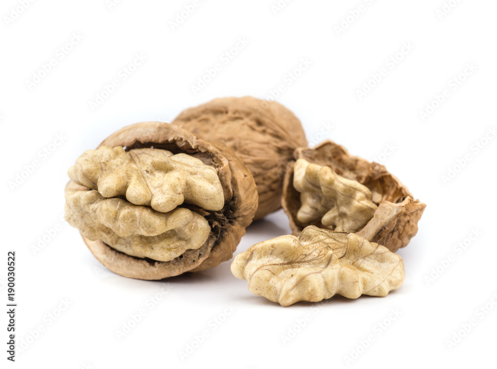 Dried walnuts fruit. Dried walnuts fruit.