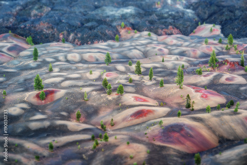 Painted Sand Dunes Lassen Volcano photo