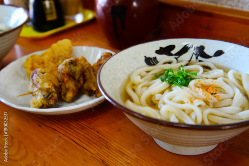うどんとてんぷら