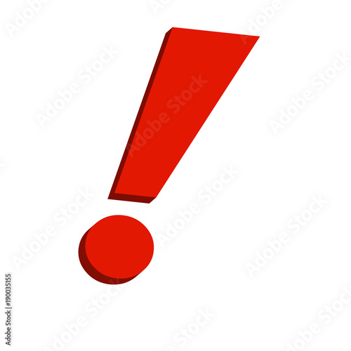 Attention icon vector