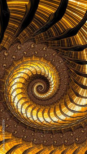 Spiral background - abstract digitally generated image