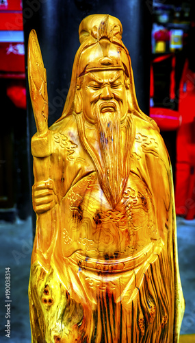 Chinese Replica Wooden GDecorations Panjuan Flea Market  Beijing China photo