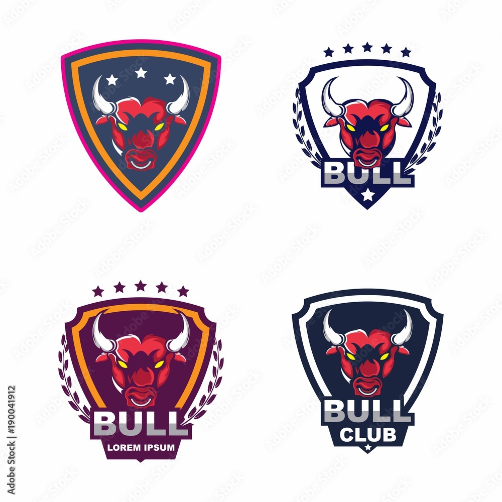 Bull logo vector Bull logo vector