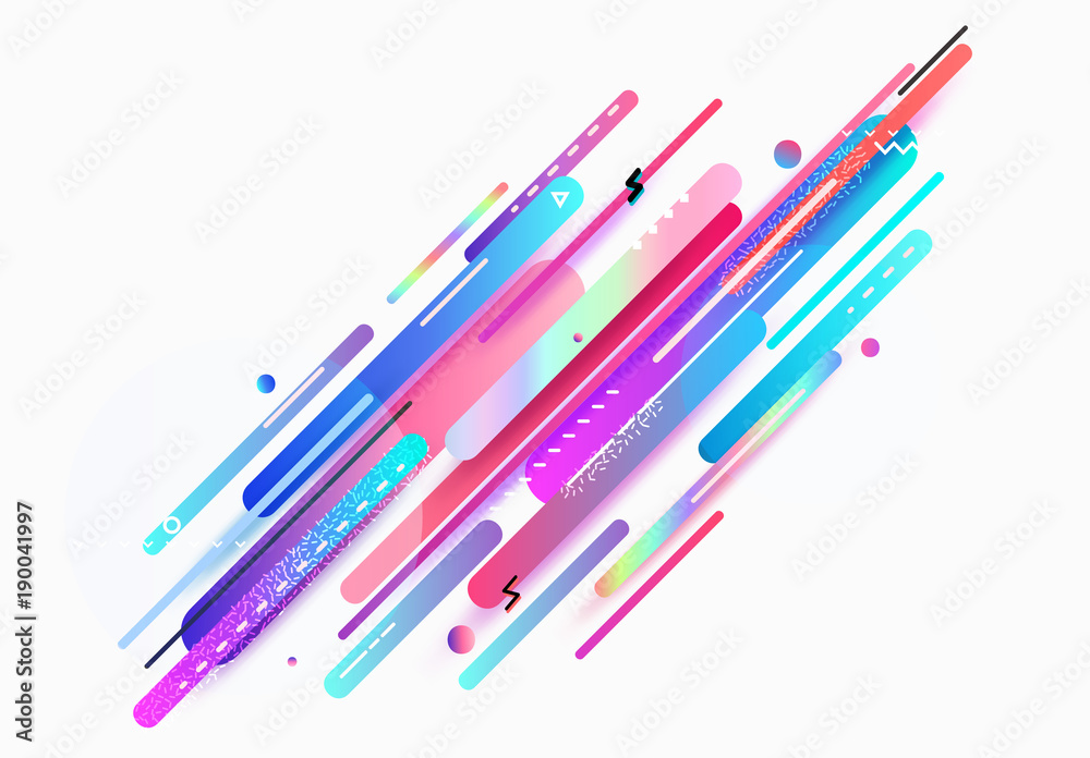 Modern design abstract illustration. Color trend elements. Modern design abstract illustration. Color trend elements.