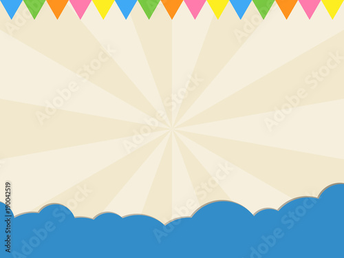 vector country swirling brown and colorful flag background