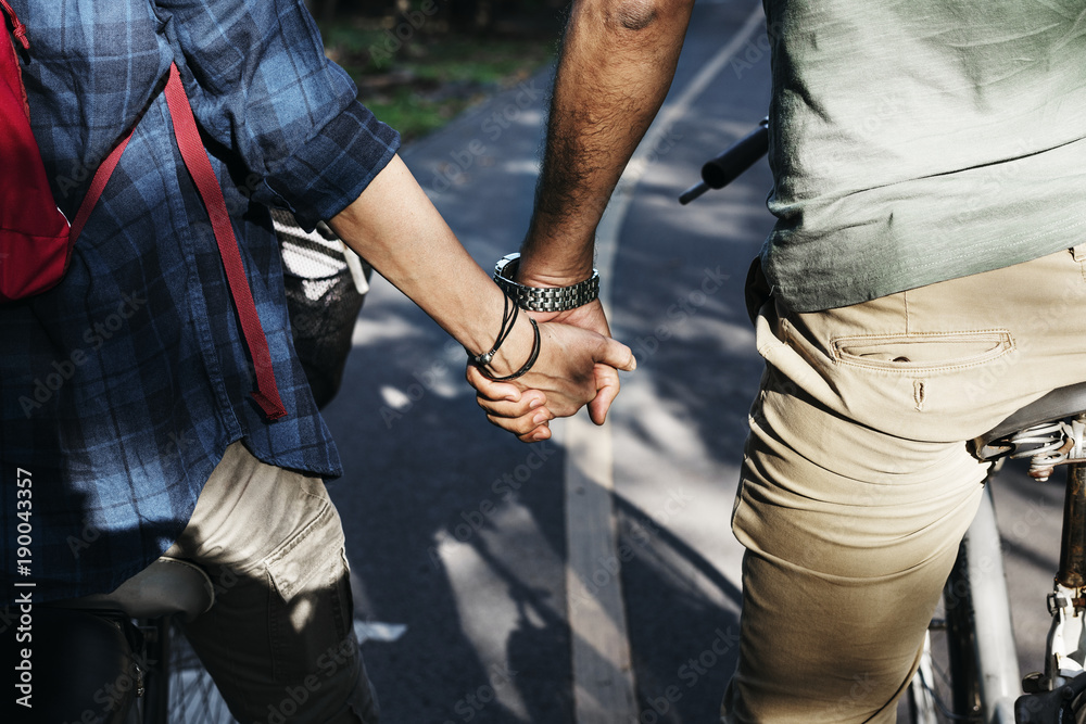 Couple spending time together