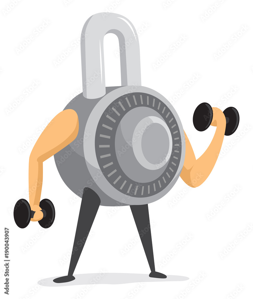 Combination padlock lifting weight Combination padlock lifting weight