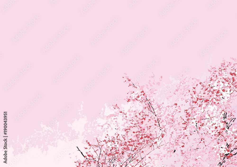 桜フル斜め シンプル ピンク 桜フル斜め シンプル ピンク