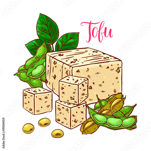 soybeans and tofu
