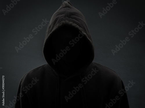 A killer in the dark. Horror