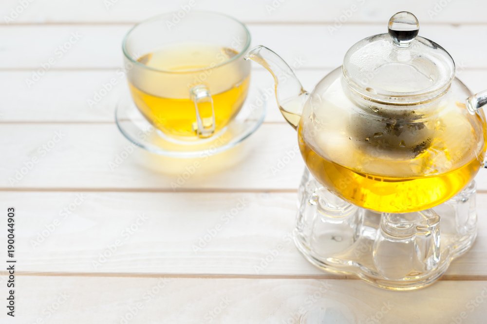 tea on the wooden table tea on the wooden table
