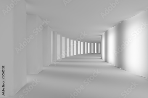 3d abstract corridor
