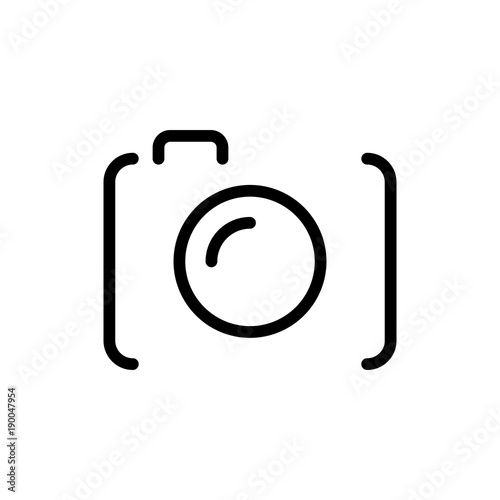 Camera flat icon