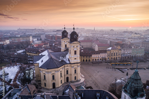 Reformed Great Church in Debrecen city, Hungary