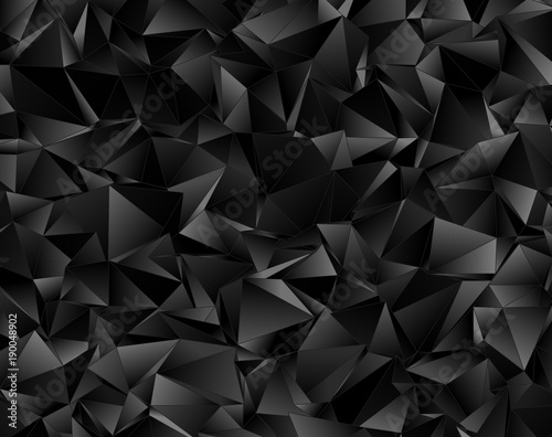 Abstract triangulated polygonal background